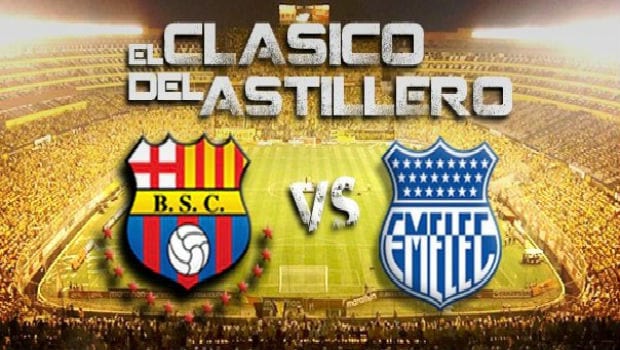 Barcelona vs Emelec Clasico del Astillero