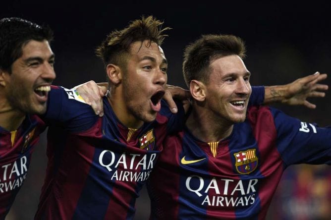Messi, Neymar y Luis Suárez